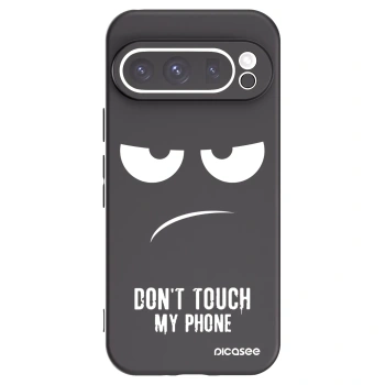 Picasee husă neagră din silicon pentru Google Pixel 9 Pro - Don't Touch My Phone