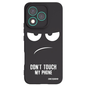 Picasee husă neagră din silicon pentru Honor 400 Lite 5G - Don't Touch My Phone