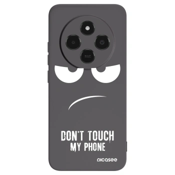 Picasee husă neagră din silicon pentru Xiaomi Poco C75 - Don't Touch My Phone