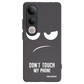 Picasee husă neagră din silicon pentru Vivo V50 Lite 5G - Don't Touch My Phone