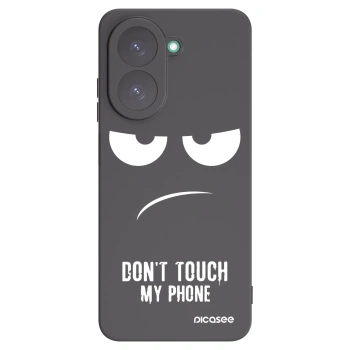 Picasee husă neagră din silicon pentru Xiaomi Redmi A5 - Don't Touch My Phone