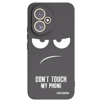 Picasee husă neagră din silicon pentru Honor 400 5G - Don't Touch My Phone