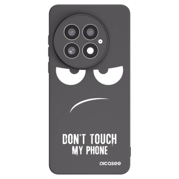 Picasee husă neagră din silicon pentru OnePlus 13 5G - Don't Touch My Phone