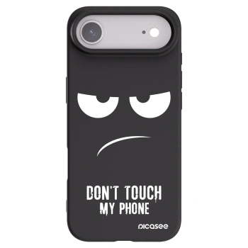Picasee husă neagră din silicon pentru Apple iPhone Air - Don't Touch My Phone