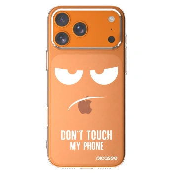 Picasee husă transparentă din silicon pentru Apple iPhone 17 Pro Max - Don't Touch My Phone