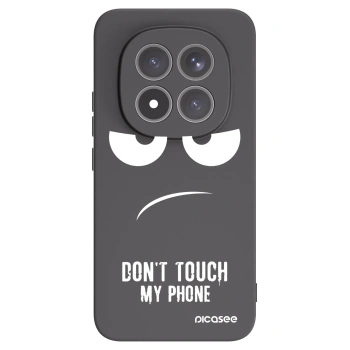 Picasee husă neagră din silicon pentru Xiaomi Redmi Note 15 Pro+ - Don't Touch My Phone