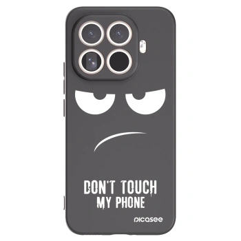 Picasee husă neagră din silicon pentru Xiaomi 15T Pro - Don't Touch My Phone
