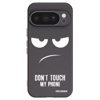 Picasee husă neagră din silicon pentru Google Pixel 10 Pro - Don't Touch My Phone