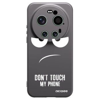 Picasee husă neagră din silicon pentru Xiaomi 17 Ultra - Don't Touch My Phone
