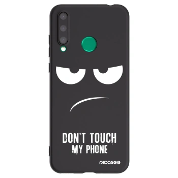 Picasee husă neagră din silicon pentru Honor 20 Lite - Don't Touch My Phone