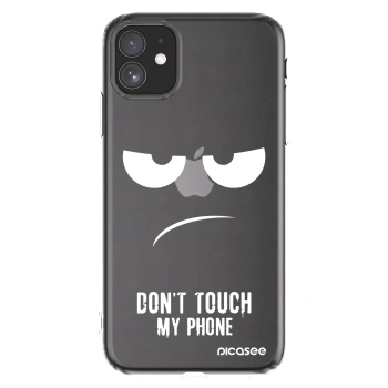 Picasee husă transparentă din silicon pentru Apple iPhone 11 - Don't Touch My Phone