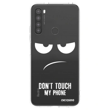 Picasee husă transparentă din silicon pentru Xiaomi Redmi Note 8 - Don't Touch My Phone