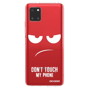 Picasee husă transparentă din silicon pentru Samsung Galaxy Note 10 Lite N770F - Don't Touch My Phone