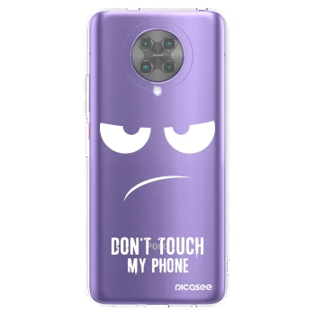 Picasee husă transparentă din silicon pentru Xiaomi Poco F2 Pro - Don't Touch My Phone