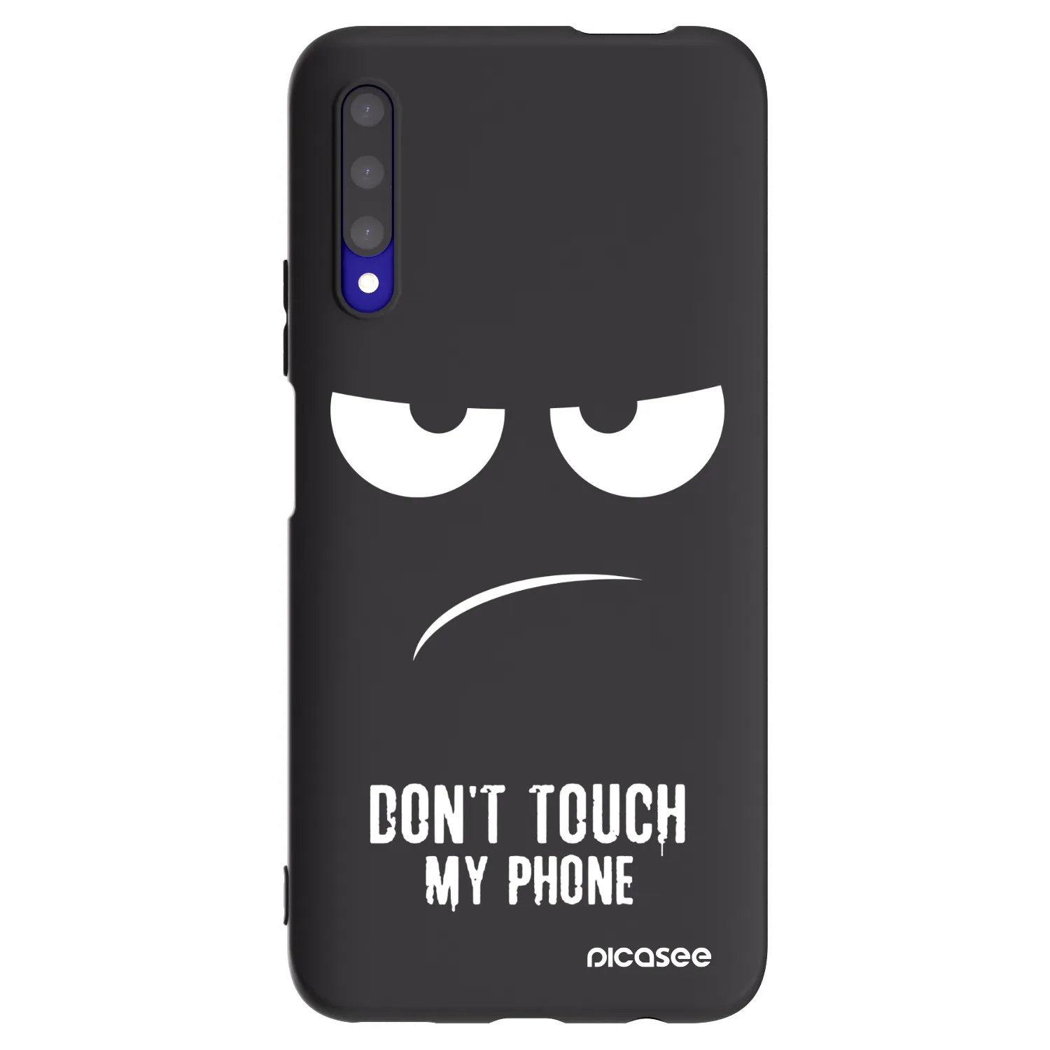 Picasee husă neagră din silicon pentru Honor 9X Pro - Don't Touch My Phone