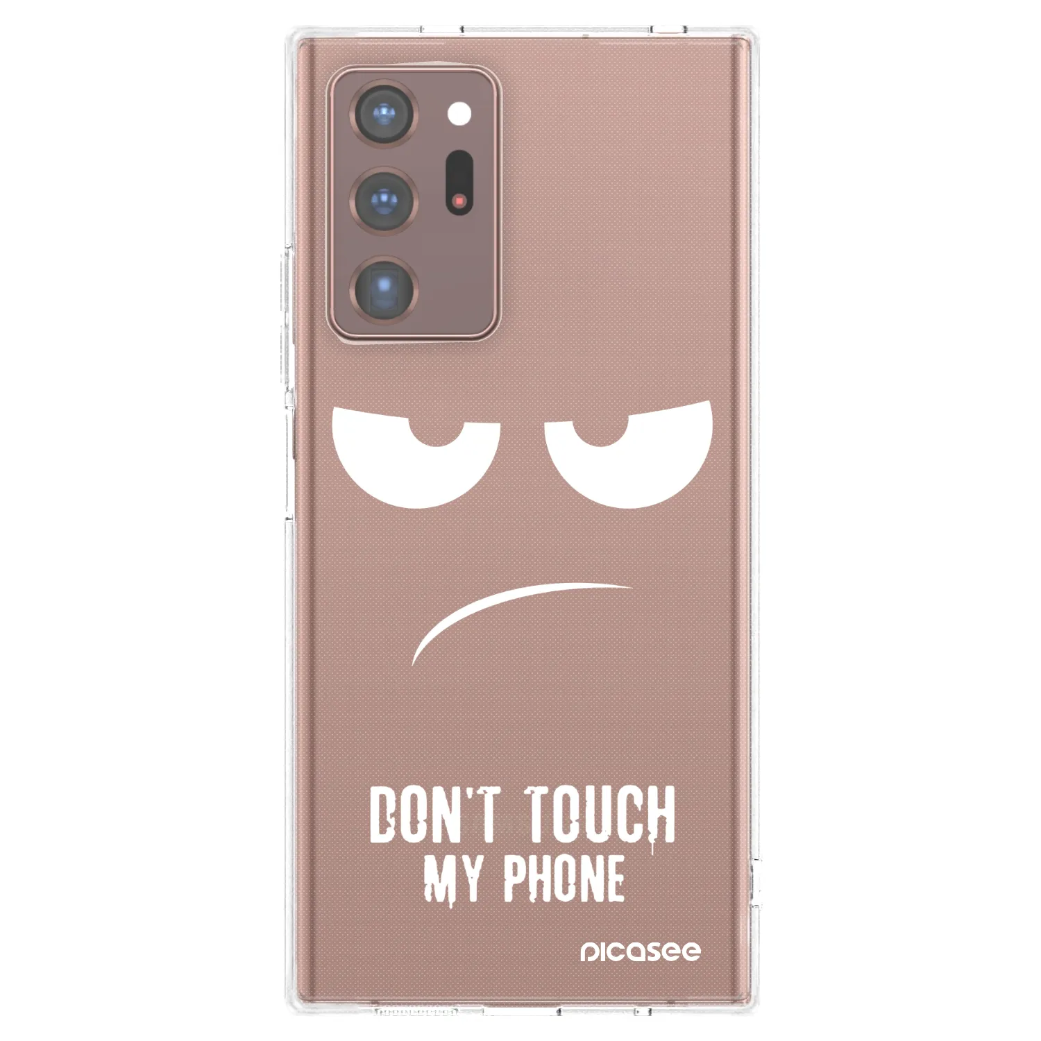Picasee husă transparentă din silicon pentru Samsung Galaxy Note 20 Ultra - Don't Touch My Phone