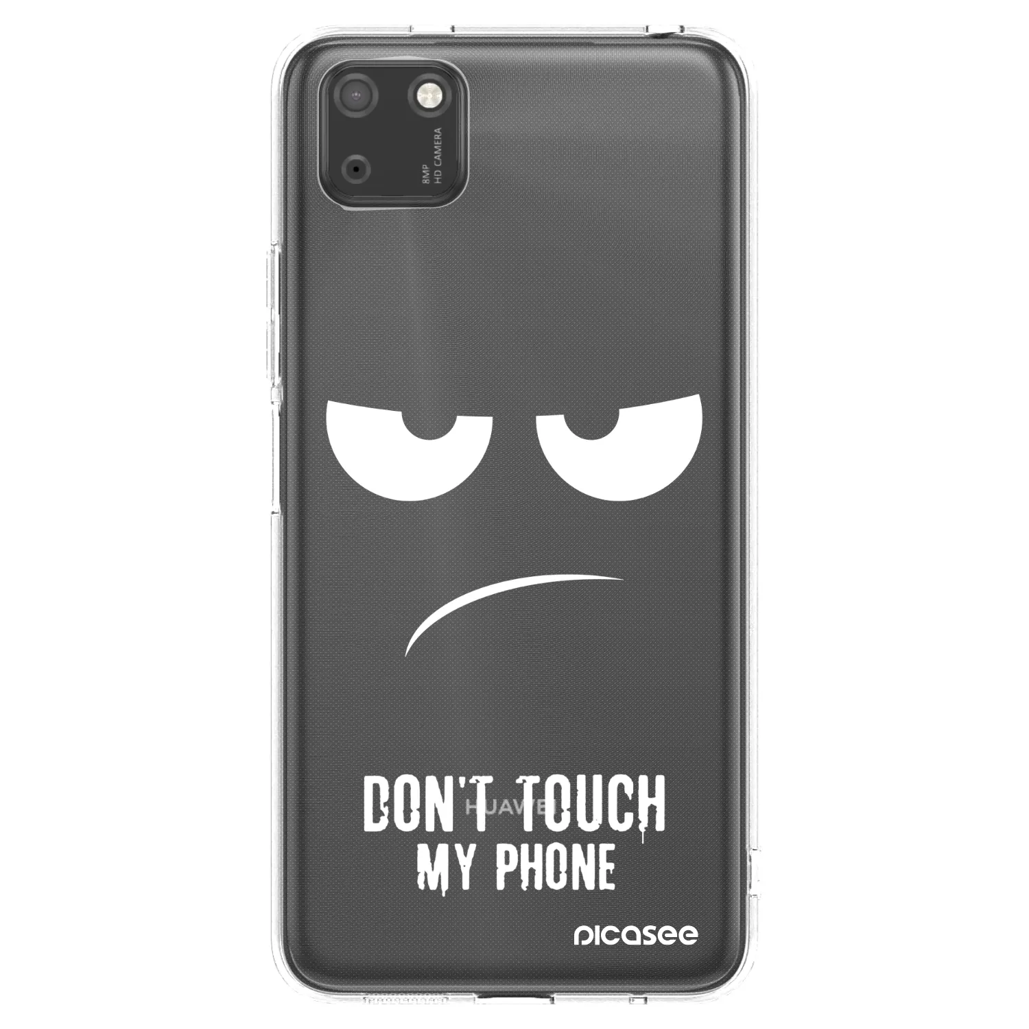 Picasee husă transparentă din silicon pentru Huawei Y5P - Don't Touch My Phone