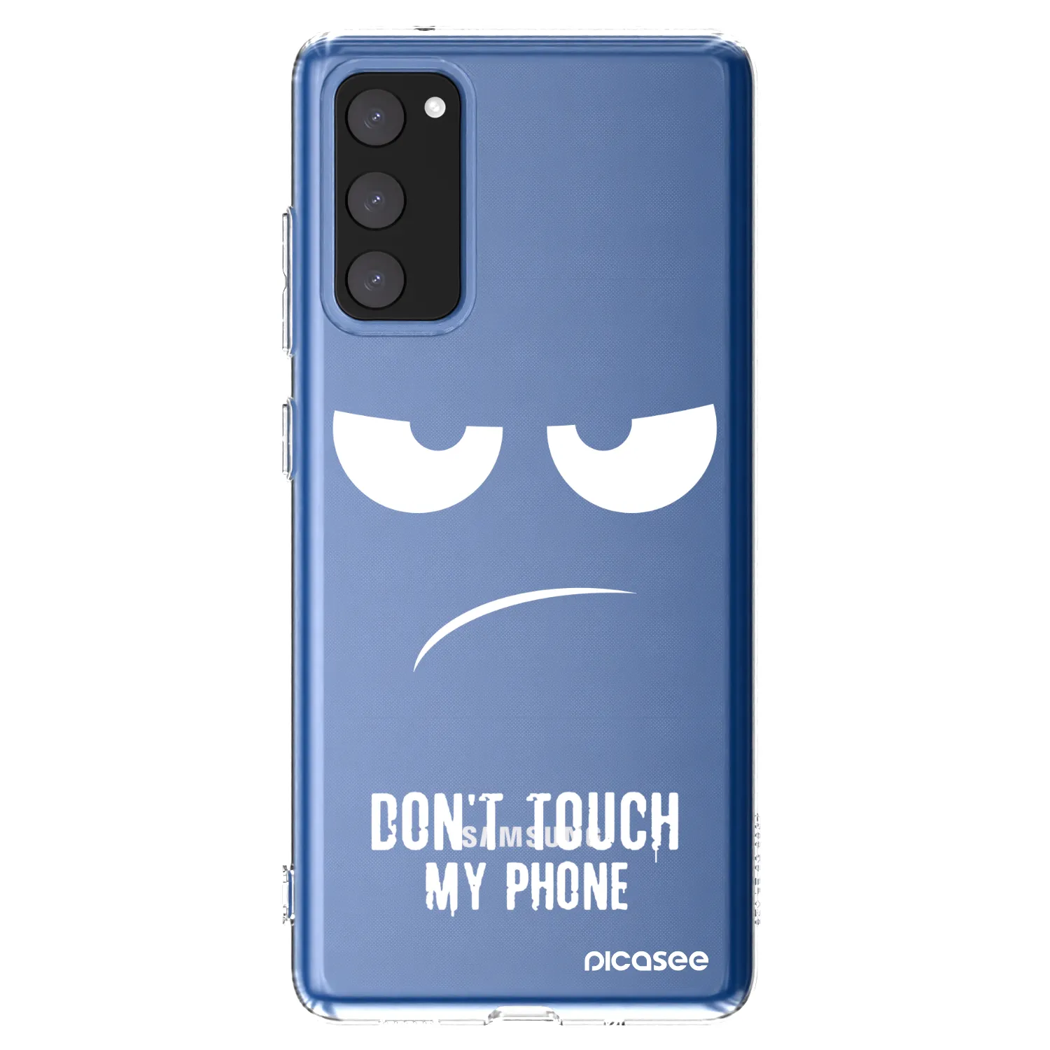 Picasee husă transparentă din silicon pentru Samsung Galaxy S20 FE - Don't Touch My Phone