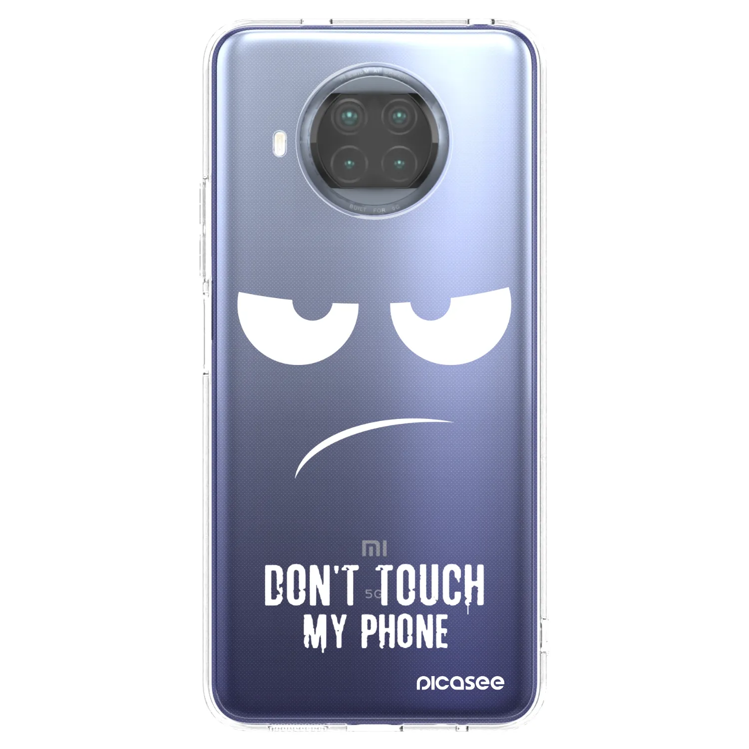 Picasee husă transparentă din silicon pentru Xiaomi Mi 10T Lite - Don't Touch My Phone
