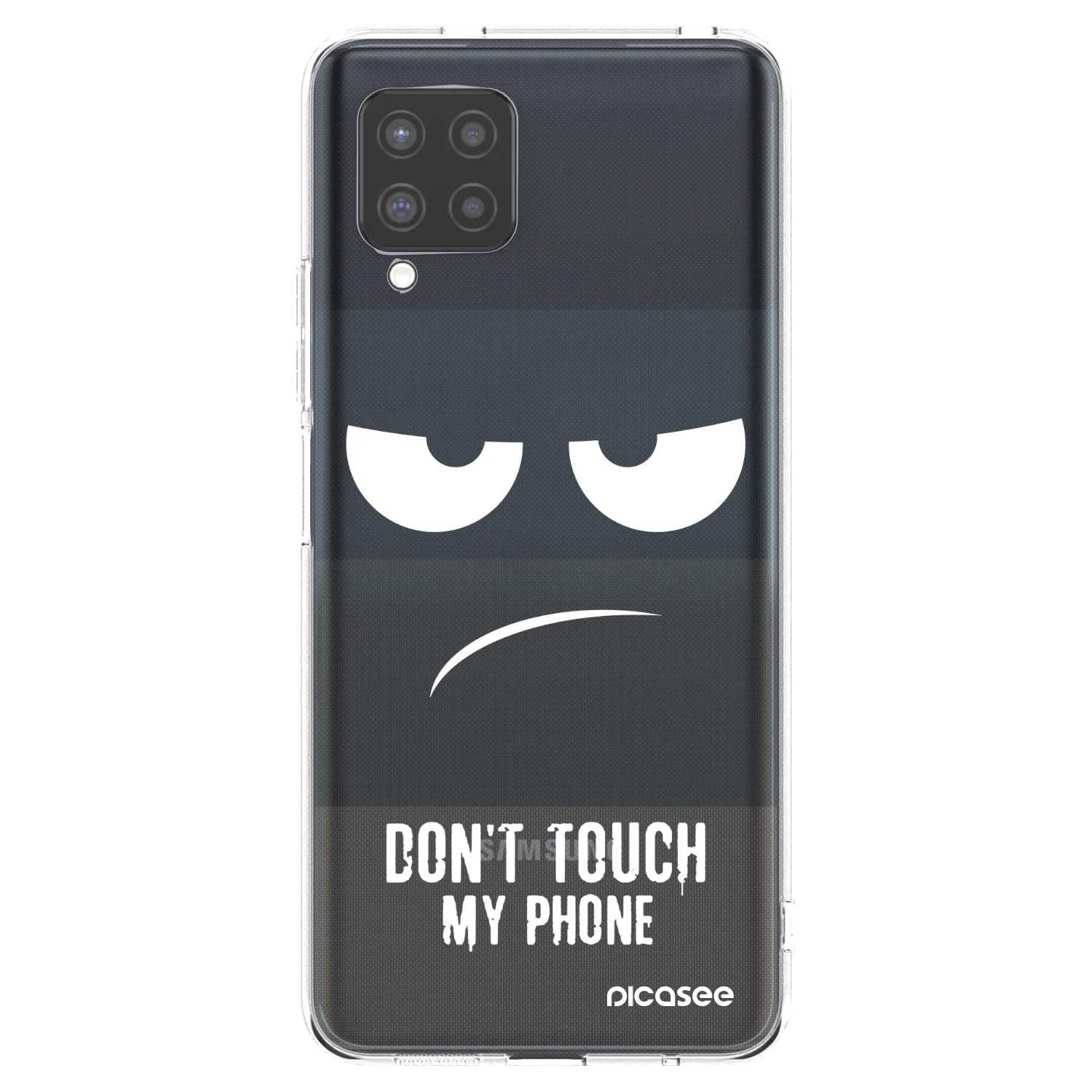 Picasee husă transparentă din silicon pentru Samsung Galaxy A42 A426B - Don't Touch My Phone