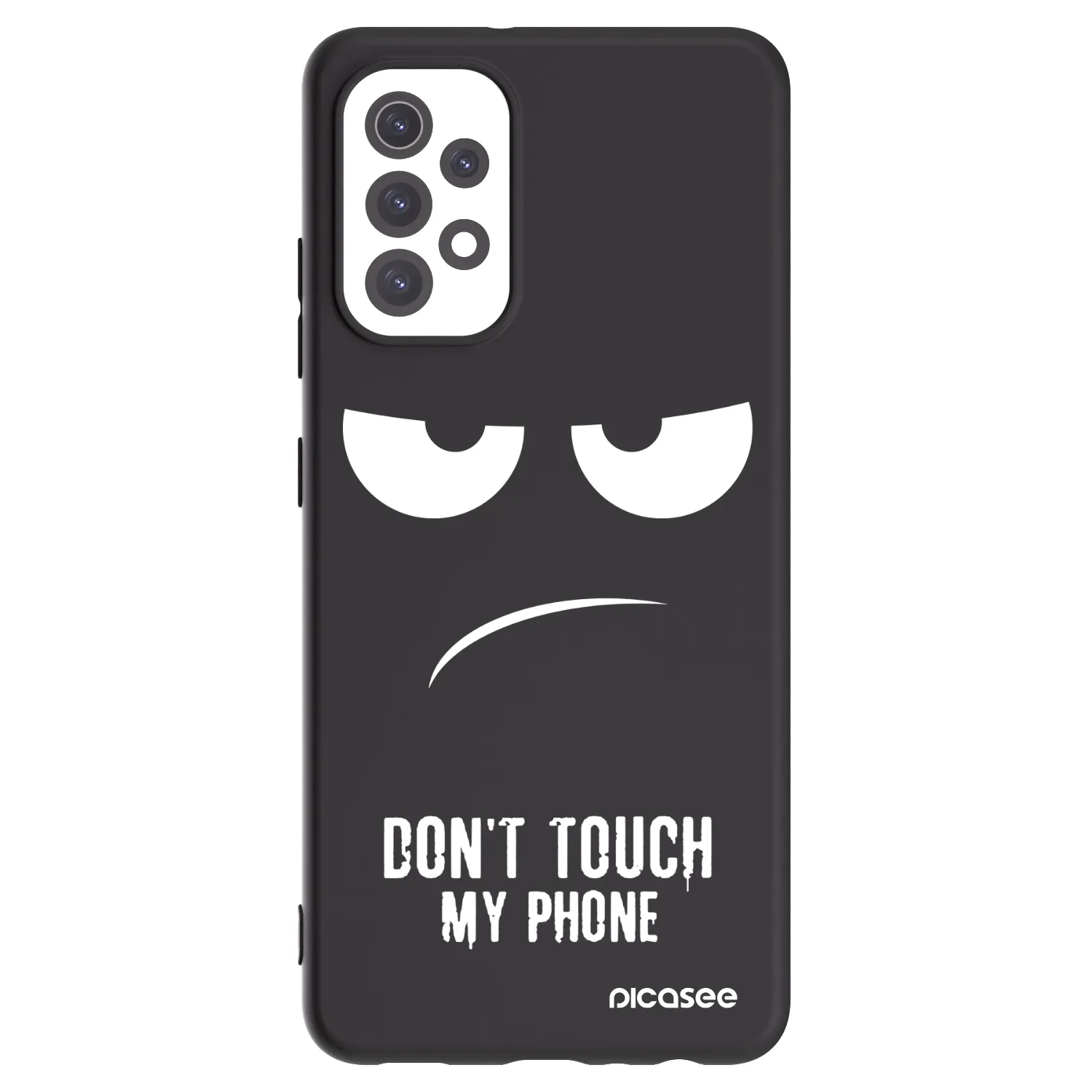 Picasee husă neagră din silicon pentru Samsung Galaxy A32 5G A326B - Don't Touch My Phone