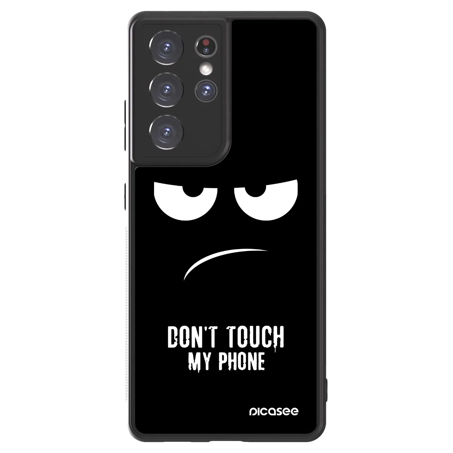 Picasee ULTIMATE CASE pentru Samsung Galaxy S21 Ultra 5G G998B - Don't Touch My Phone