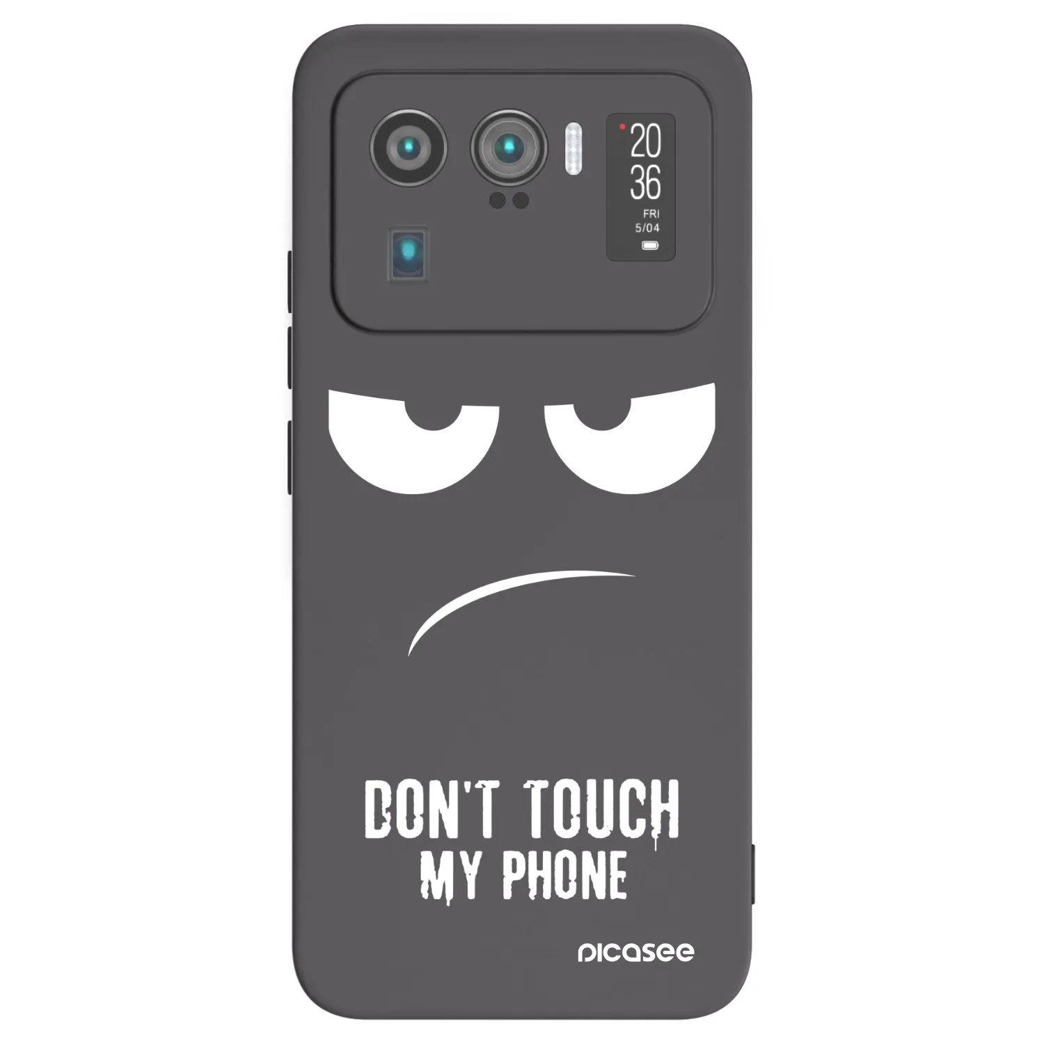 Picasee husă neagră din silicon pentru Xiaomi Mi 11 Ultra - Don't Touch My Phone