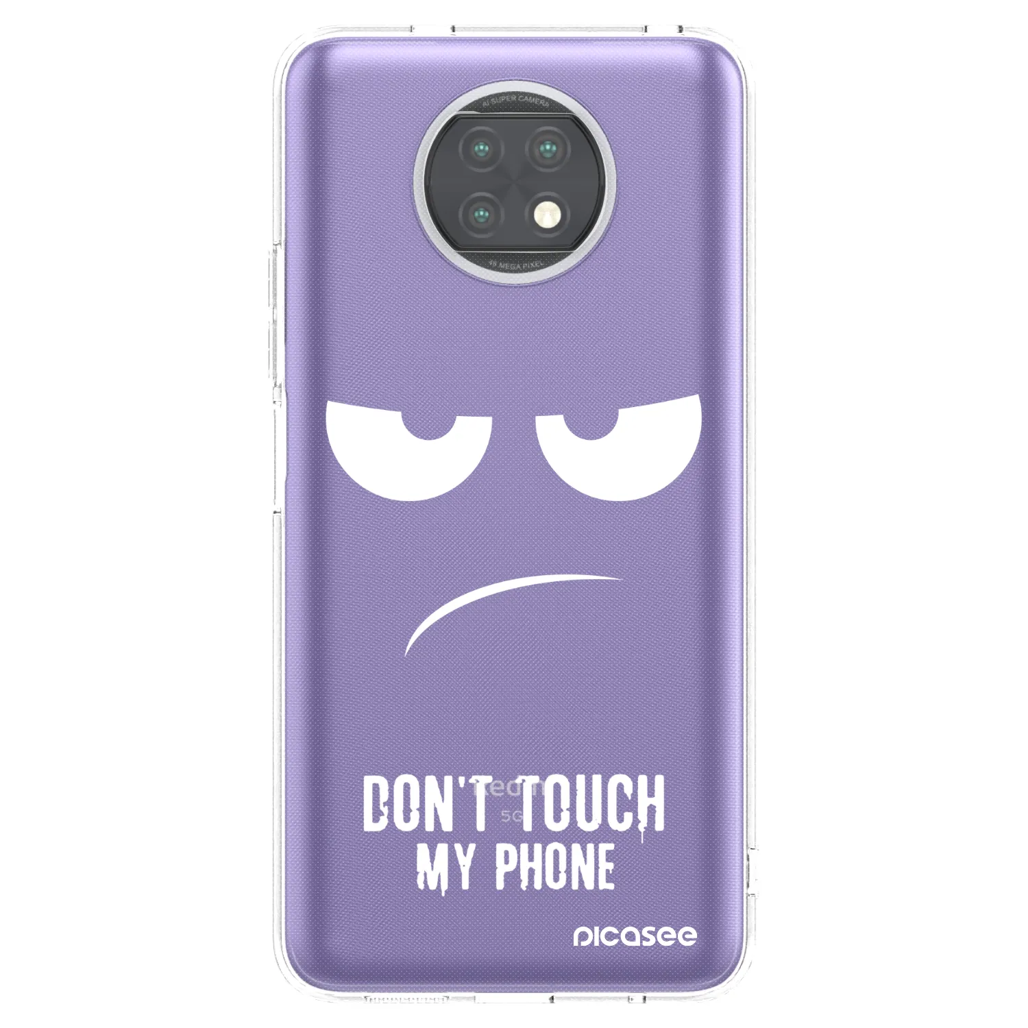 Picasee husă transparentă din silicon pentru Xiaomi Redmi Note 9T - Don't Touch My Phone