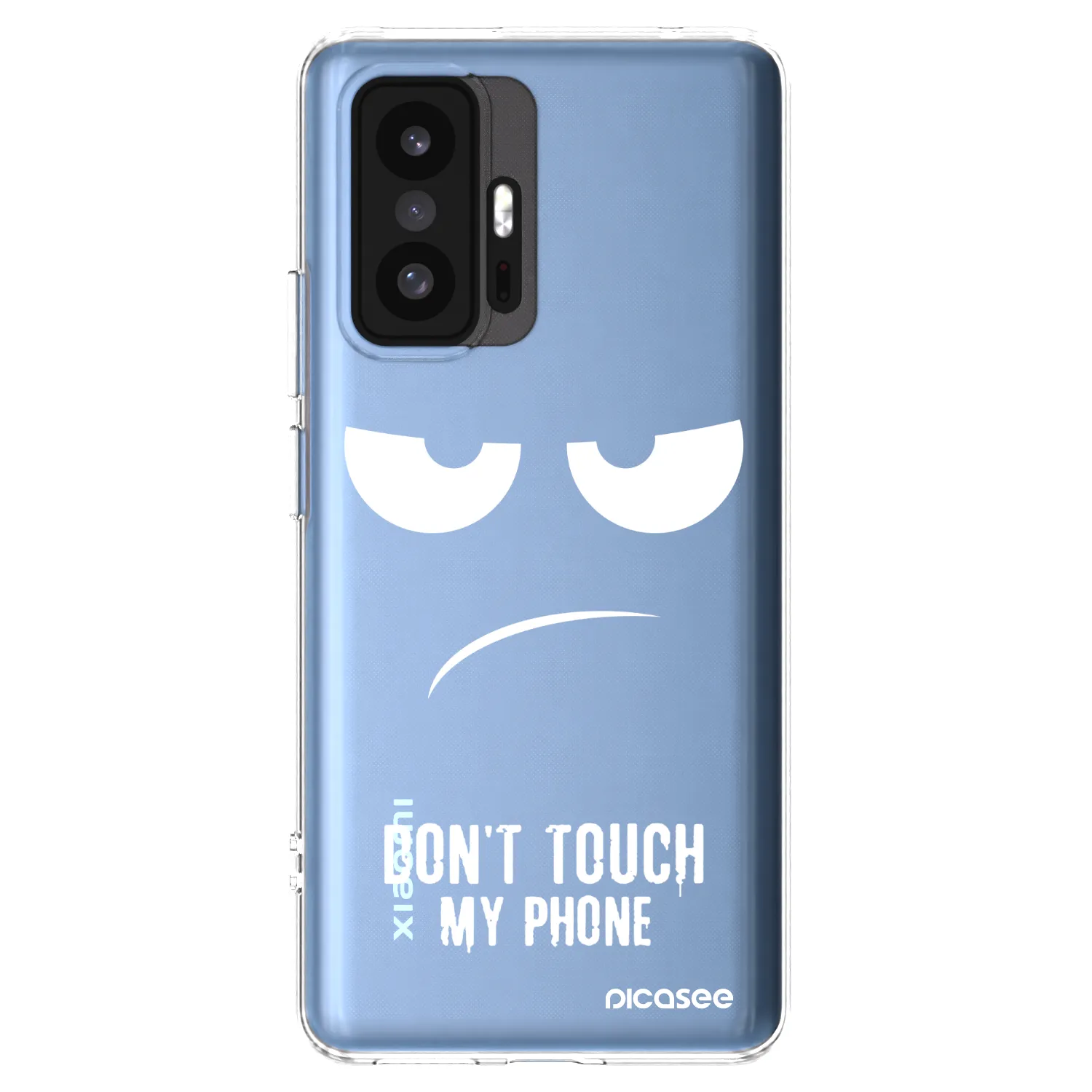 Picasee husă transparentă din silicon pentru Xiaomi 11T Pro - Don't Touch My Phone