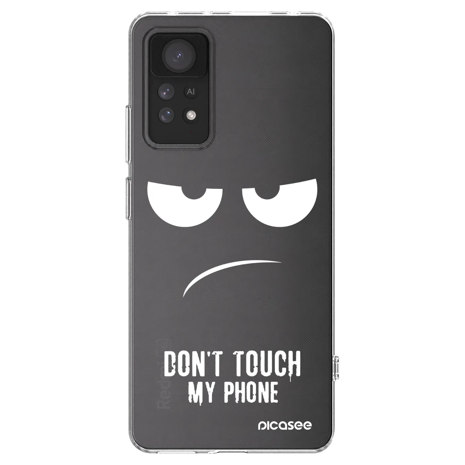 Picasee husă transparentă din silicon pentru Xiaomi Redmi Note 11 Pro 5G - Don't Touch My Phone