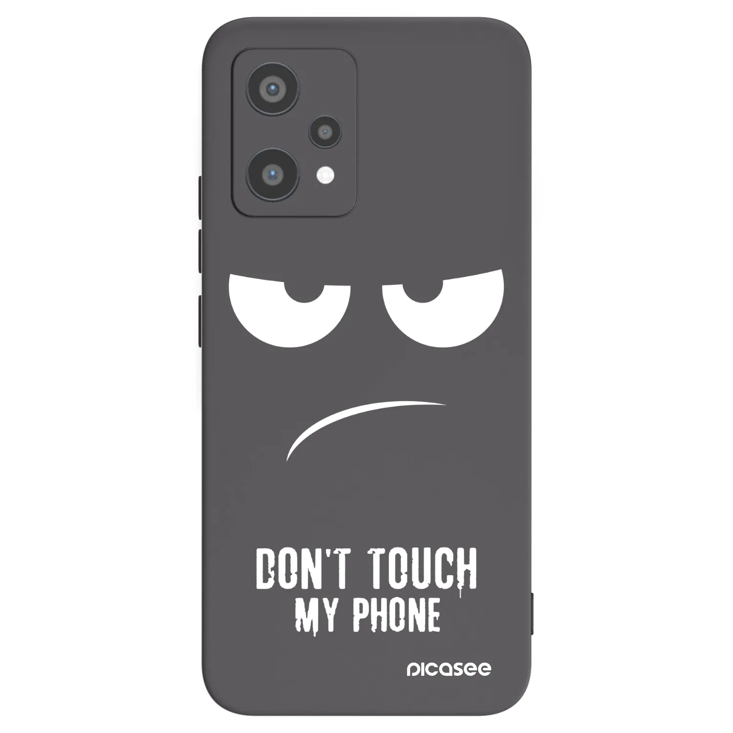 Picasee husă neagră din silicon pentru Realme 9 Pro 5G - Don't Touch My Phone