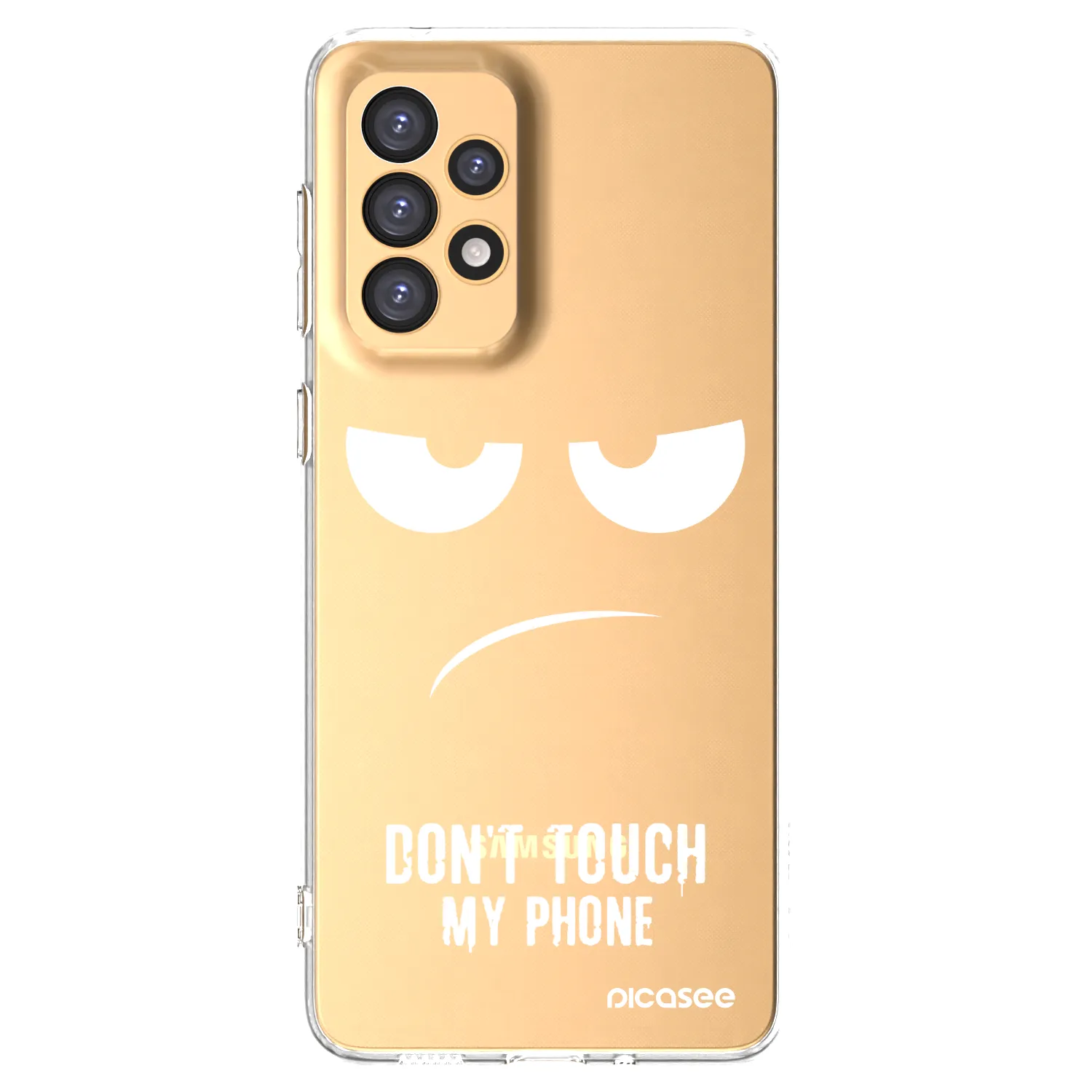 Picasee husă transparentă din silicon pentru Samsung Galaxy A33 5G A336 - Don't Touch My Phone