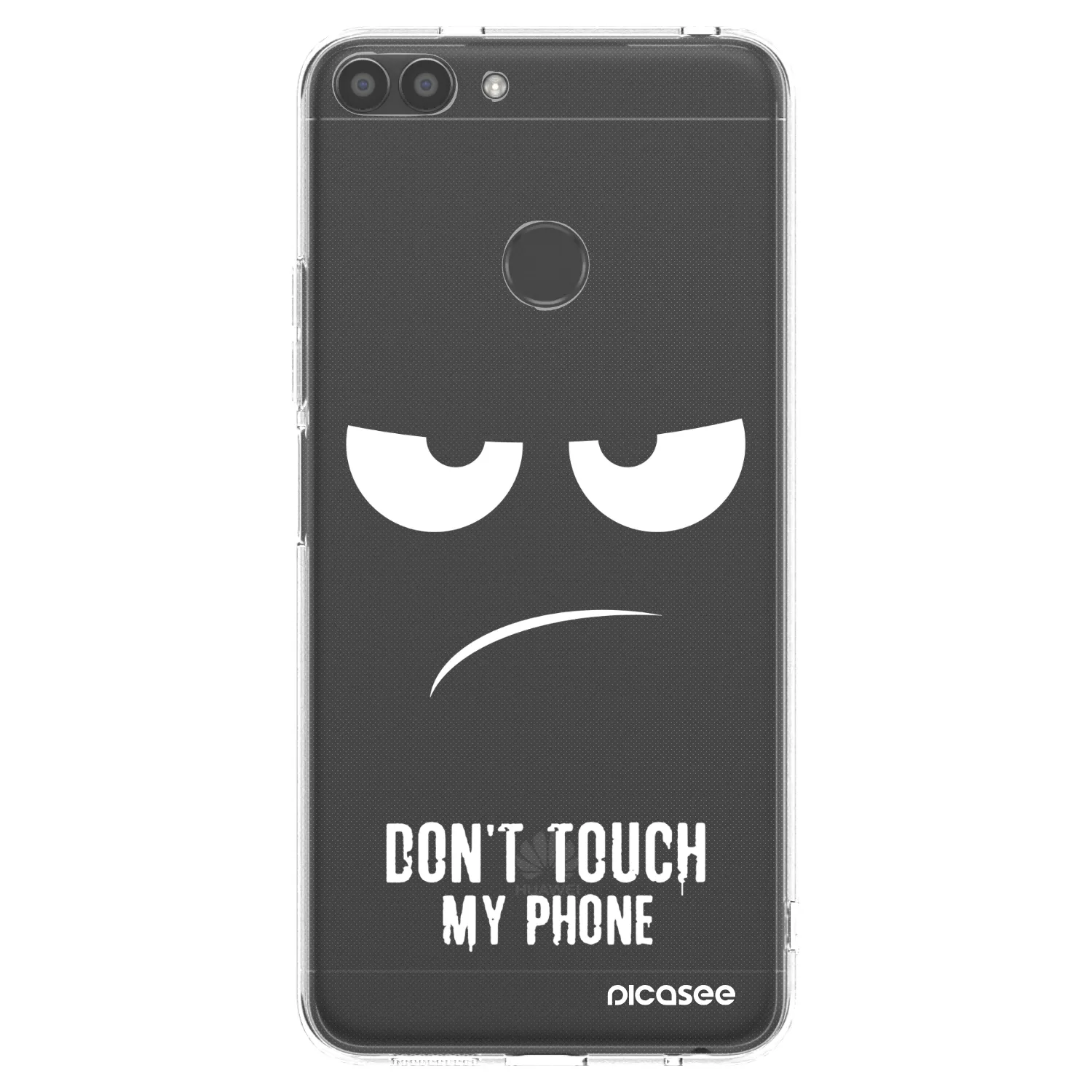 Picasee husă transparentă din silicon pentru Huawei P Smart - Don't Touch My Phone