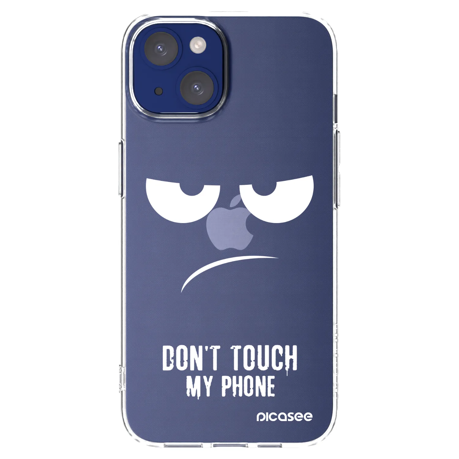 Picasee husă transparentă din silicon pentru Apple iPhone 14 - Don't Touch My Phone