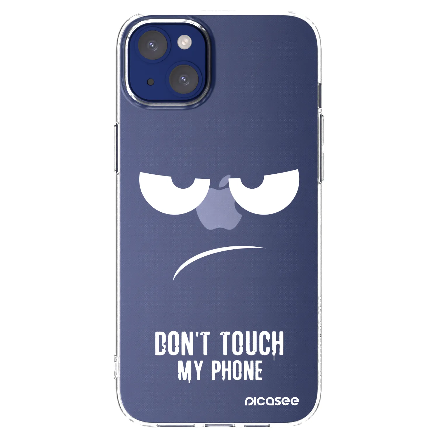 Picasee husă transparentă din silicon pentru Apple iPhone 14 Plus - Don't Touch My Phone