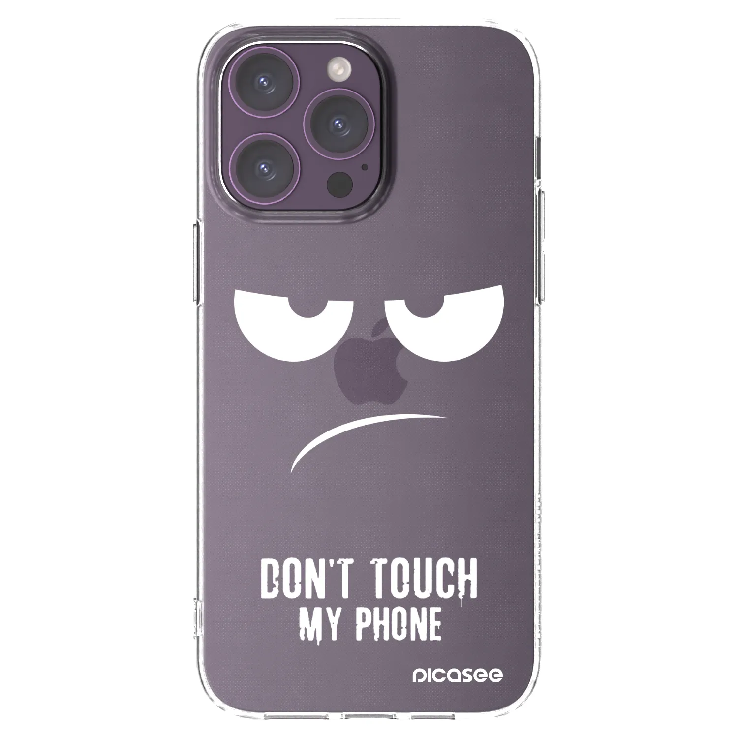 Picasee husă transparentă din silicon pentru Apple iPhone 14 Pro Max - Don't Touch My Phone