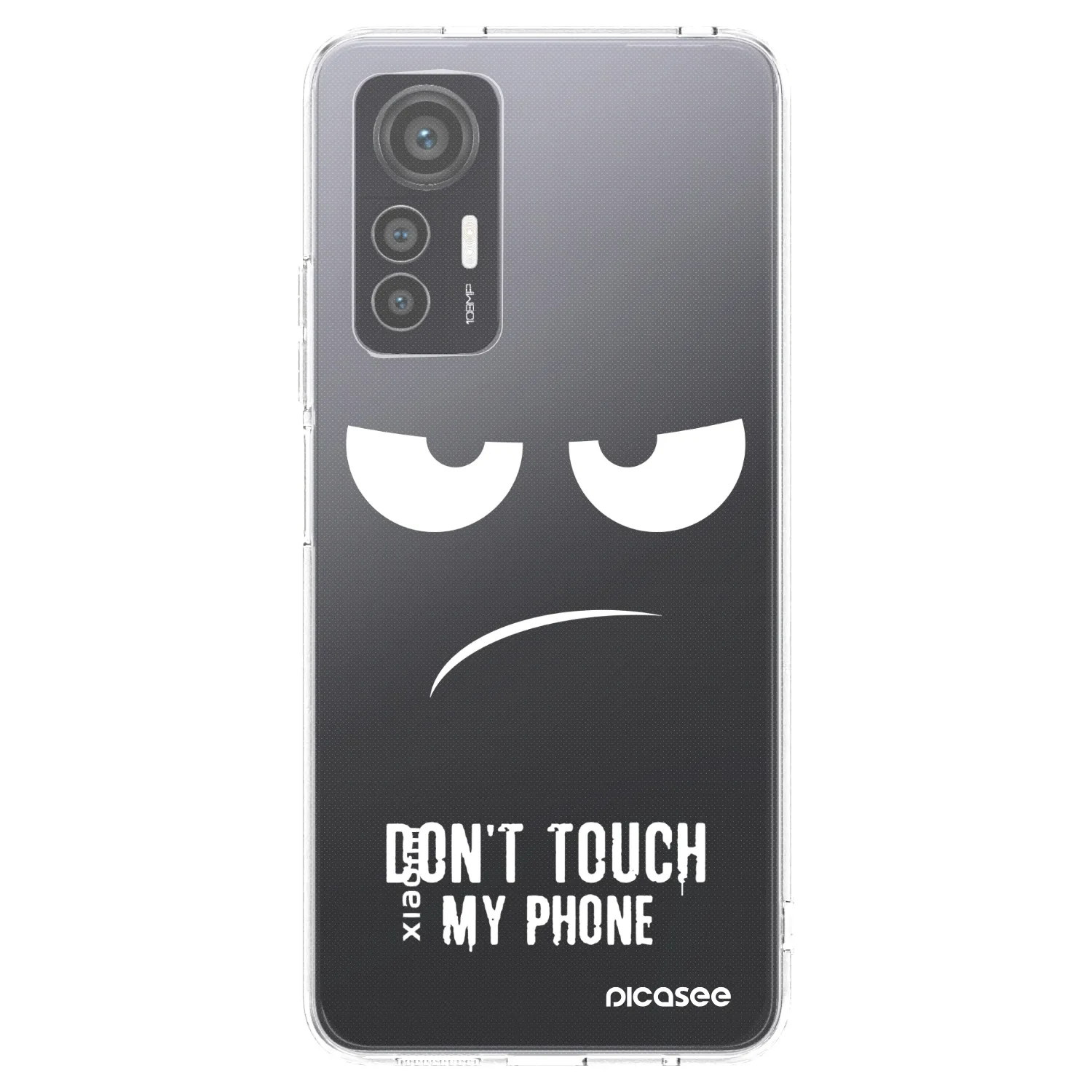 Picasee husă transparentă din silicon pentru Xiaomi 12 Lite - Don't Touch My Phone