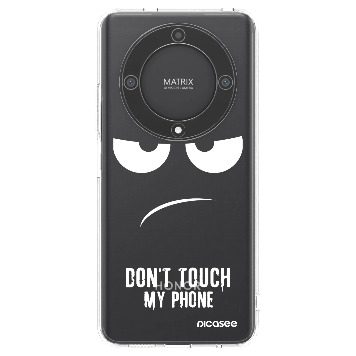 Picasee husă transparentă din silicon pentru Honor Magic5 Lite 5G - Don't Touch My Phone