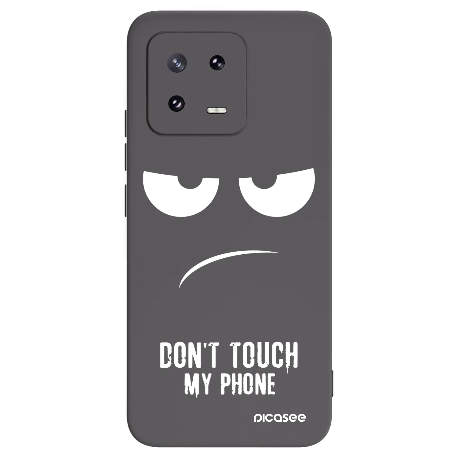 Picasee husă neagră din silicon pentru Xiaomi 13 Pro - Don't Touch My Phone