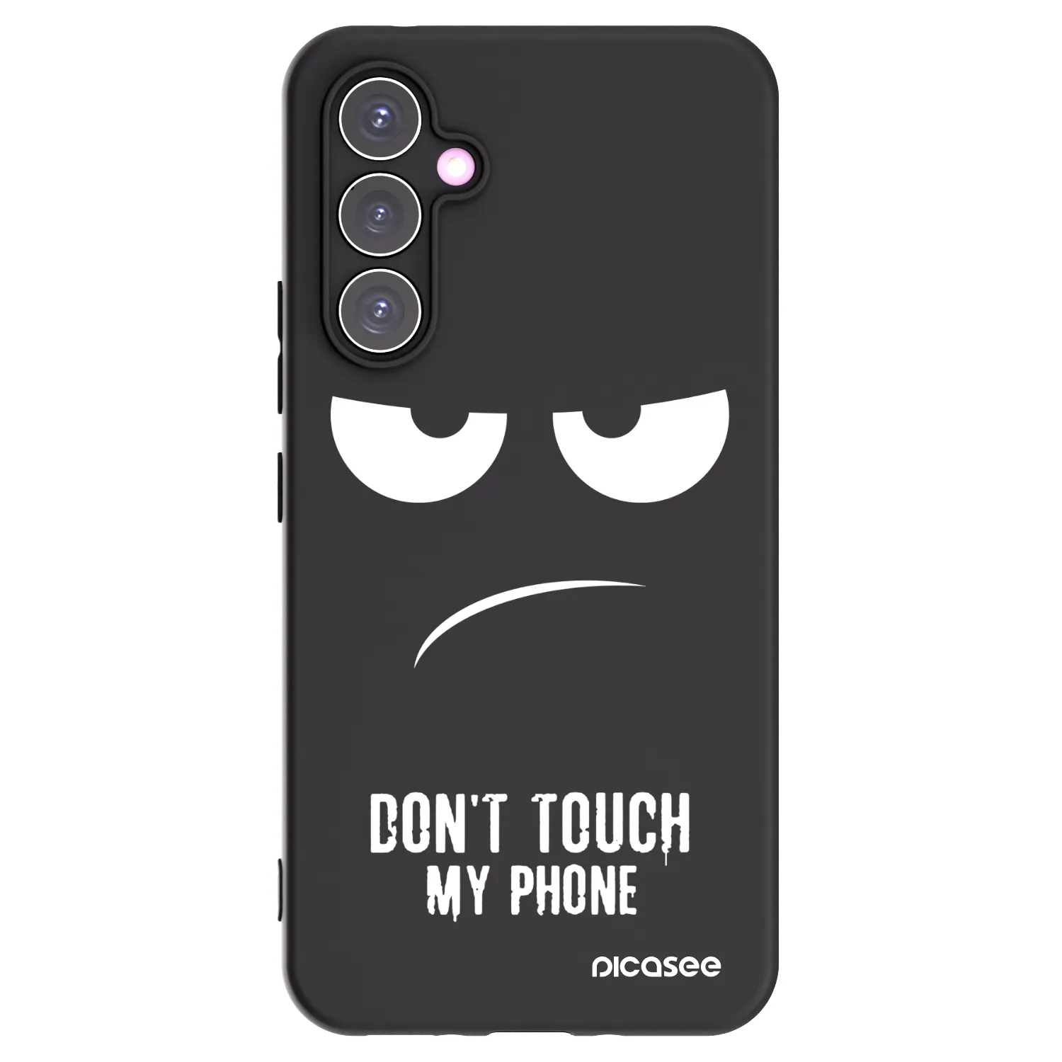 Picasee husă neagră din silicon pentru Samsung Galaxy A54 5G A546B - Don't Touch My Phone