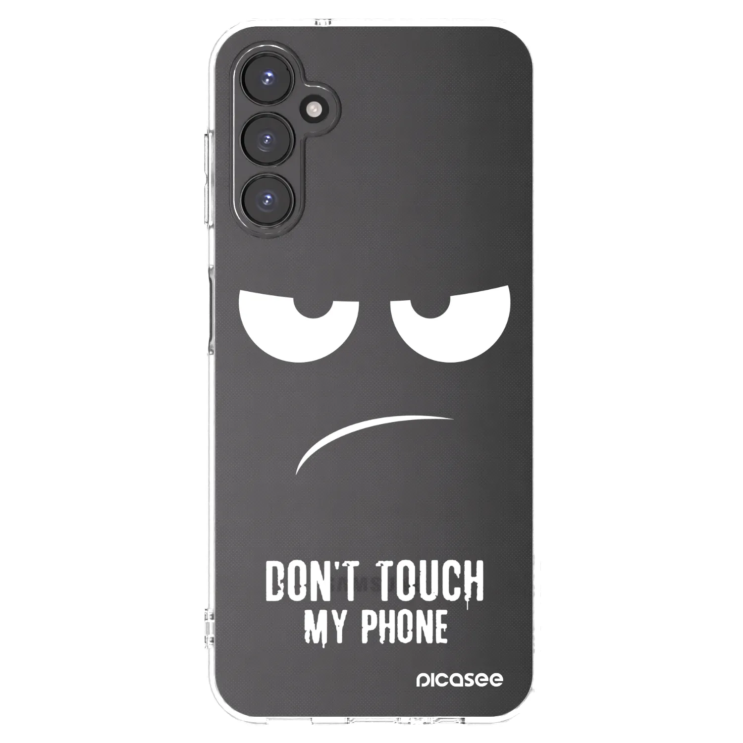 Picasee husă transparentă din silicon pentru Samsung Galaxy A14 4G A145R - Don't Touch My Phone