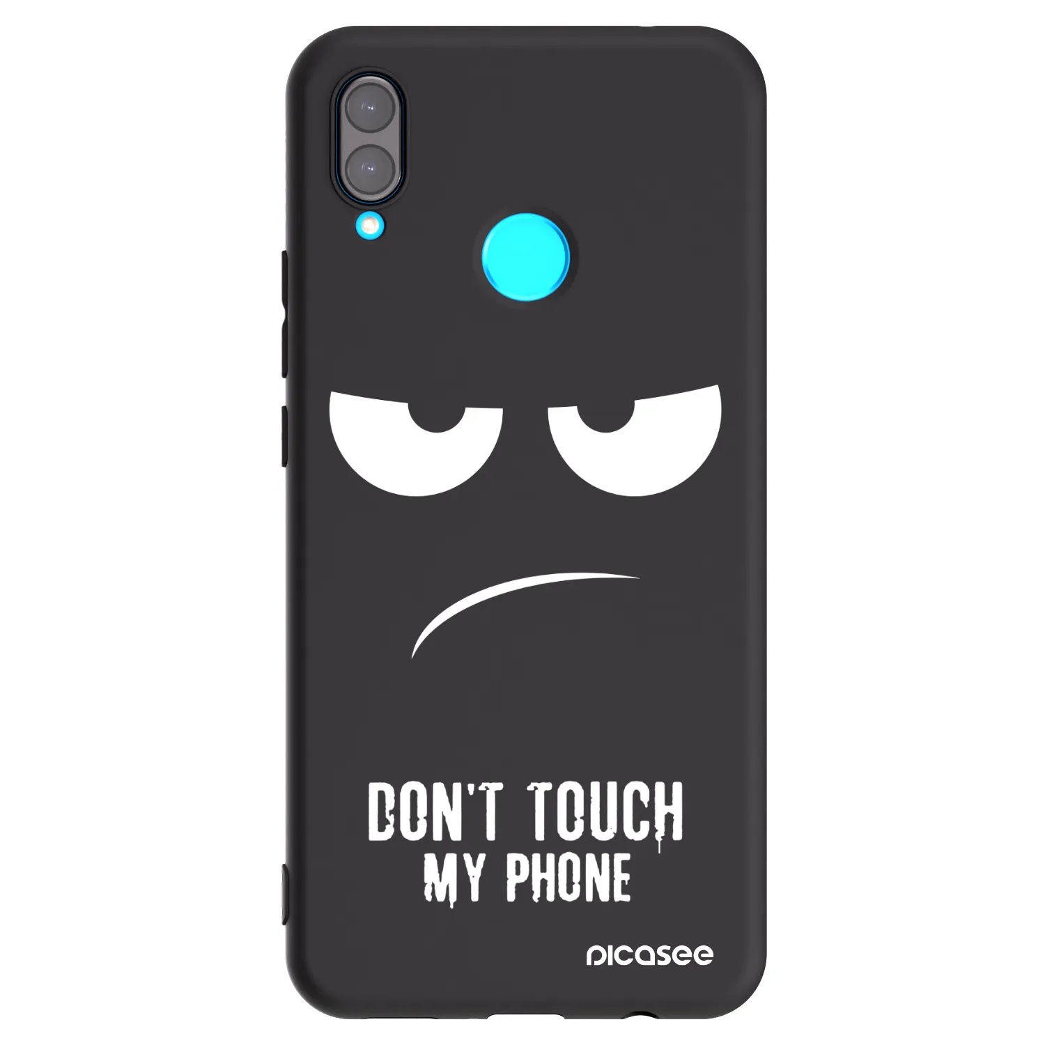 Picasee husă neagră din silicon pentru Huawei Nova 3 - Don't Touch My Phone