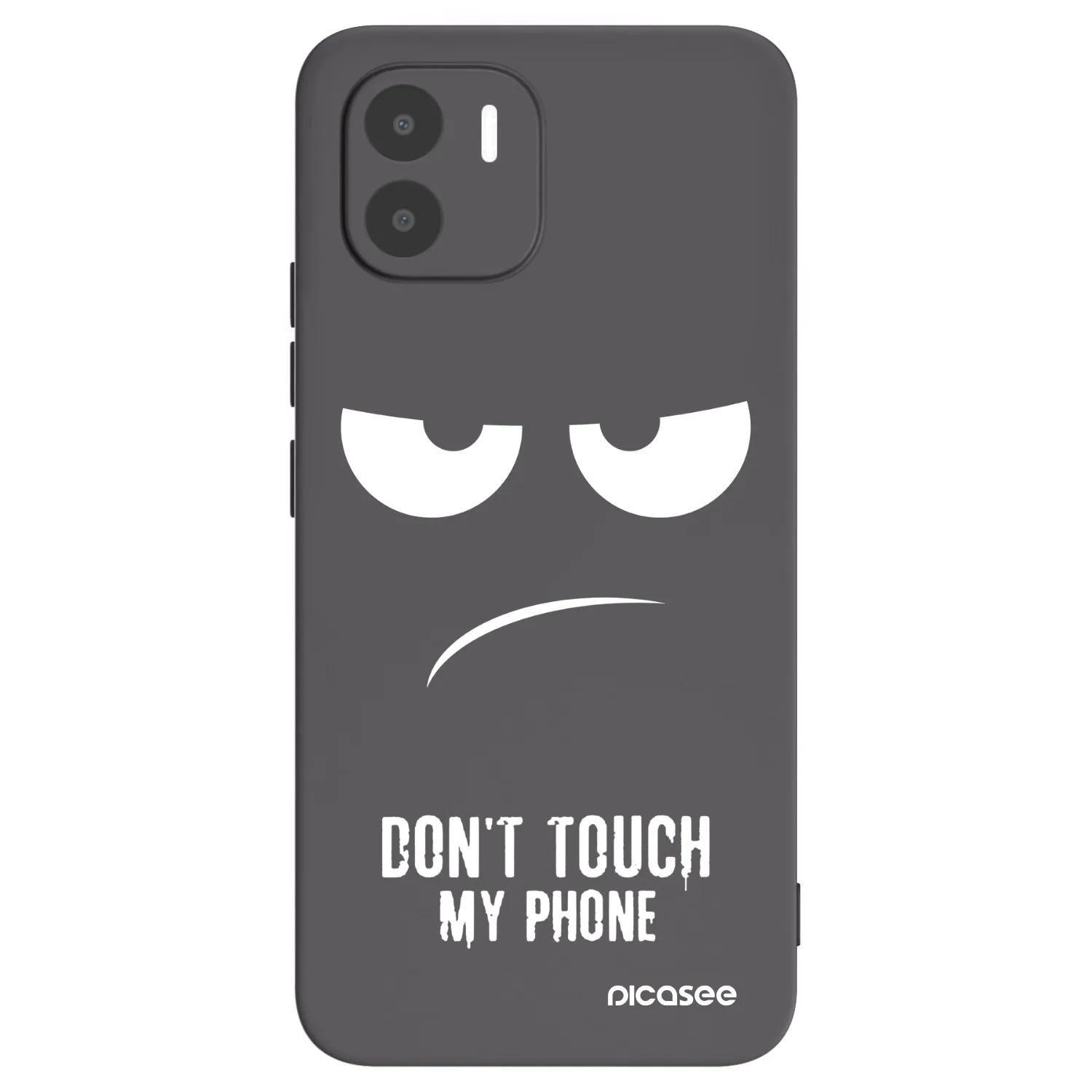 Picasee husă neagră din silicon pentru Xiaomi Redmi A2 - Don't Touch My Phone