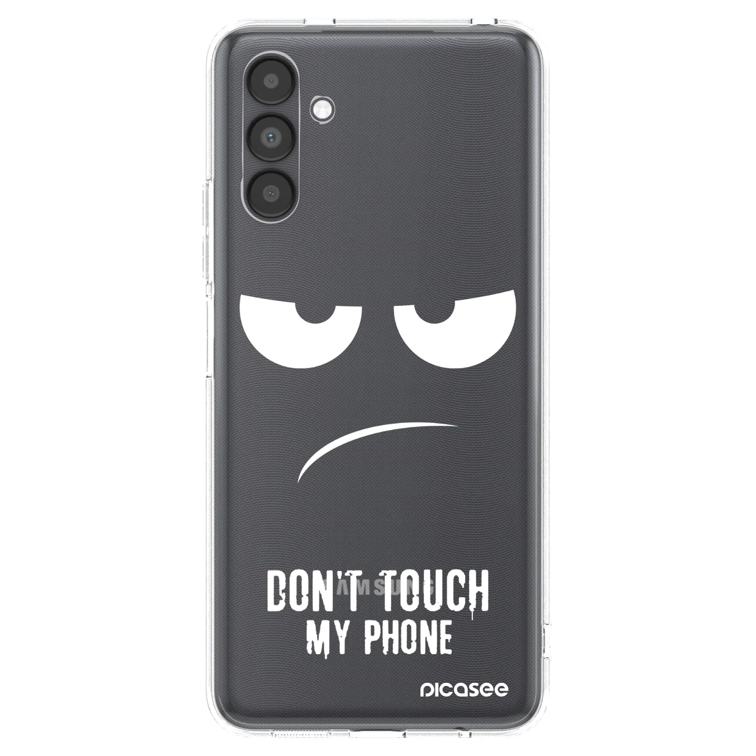 Picasee husă transparentă din silicon pentru Samsung Galaxy A04s A047F - Don't Touch My Phone