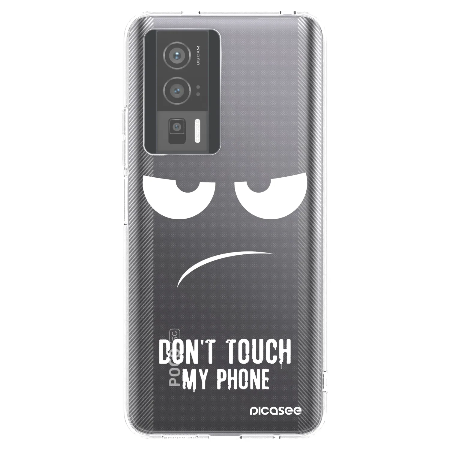 Picasee husă transparentă din silicon pentru Xiaomi Poco F5 Pro 5G - Don't Touch My Phone