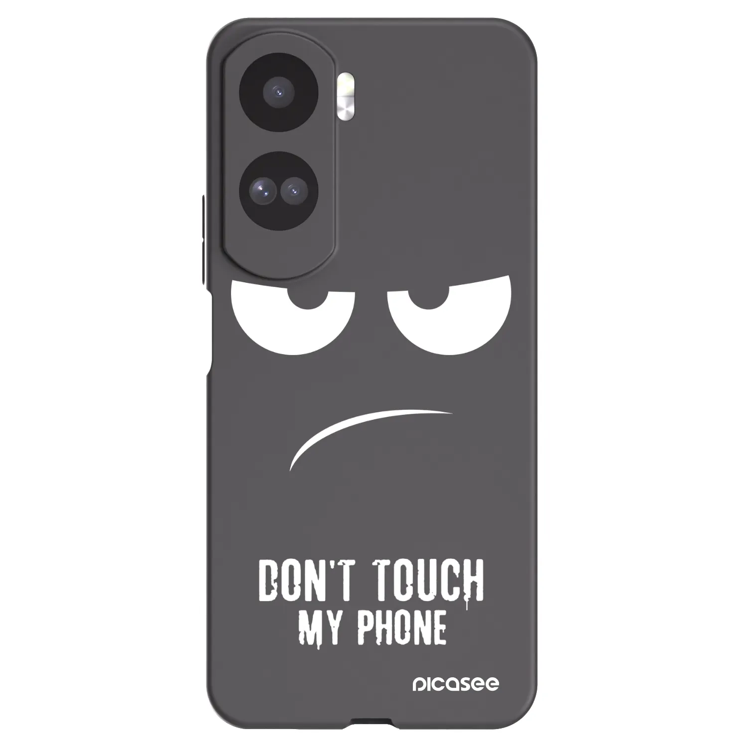 Picasee husă neagră din silicon pentru Honor 90 Lite 5G - Don't Touch My Phone