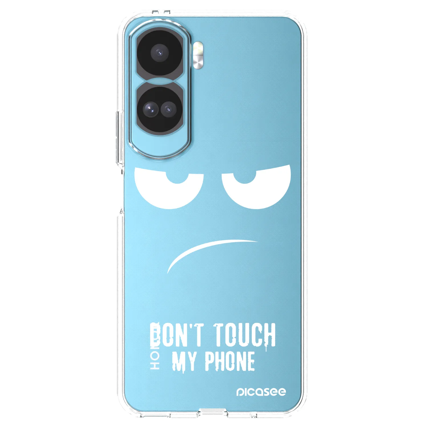 Picasee husă transparentă din silicon pentru Honor 90 Lite 5G - Don't Touch My Phone