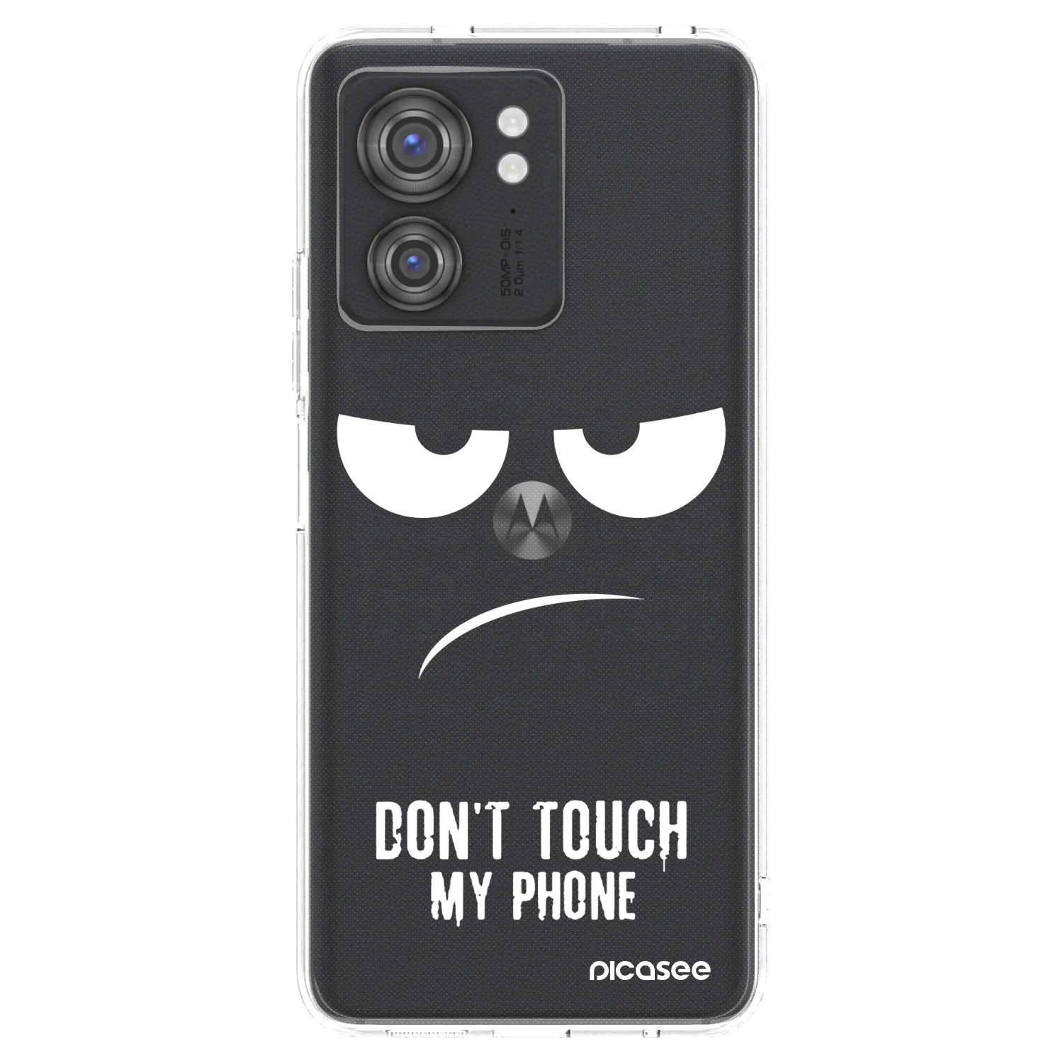 Picasee husă transparentă din silicon pentru Motorola Edge 40 - Don't Touch My Phone