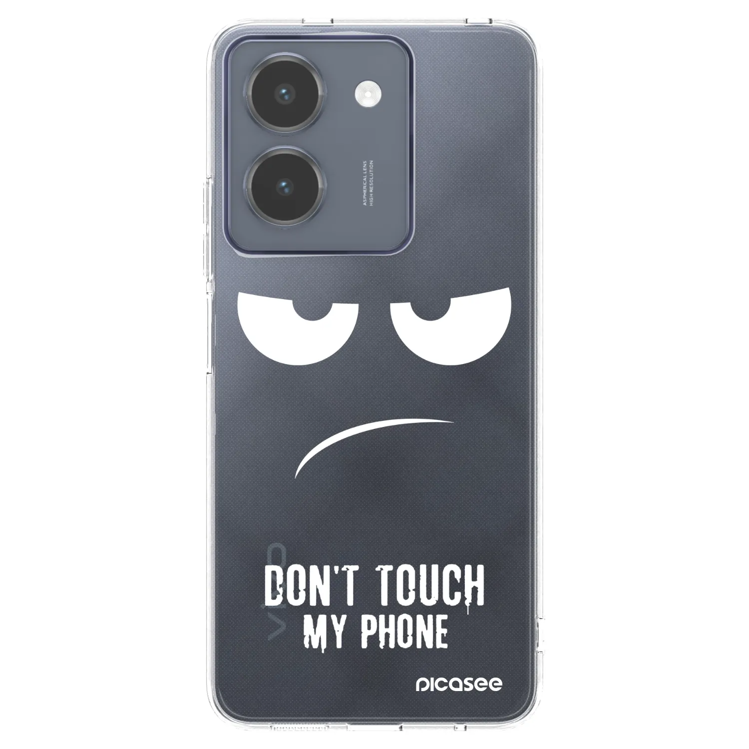 Picasee husă transparentă din silicon pentru Vivo Y36 4G - Don't Touch My Phone