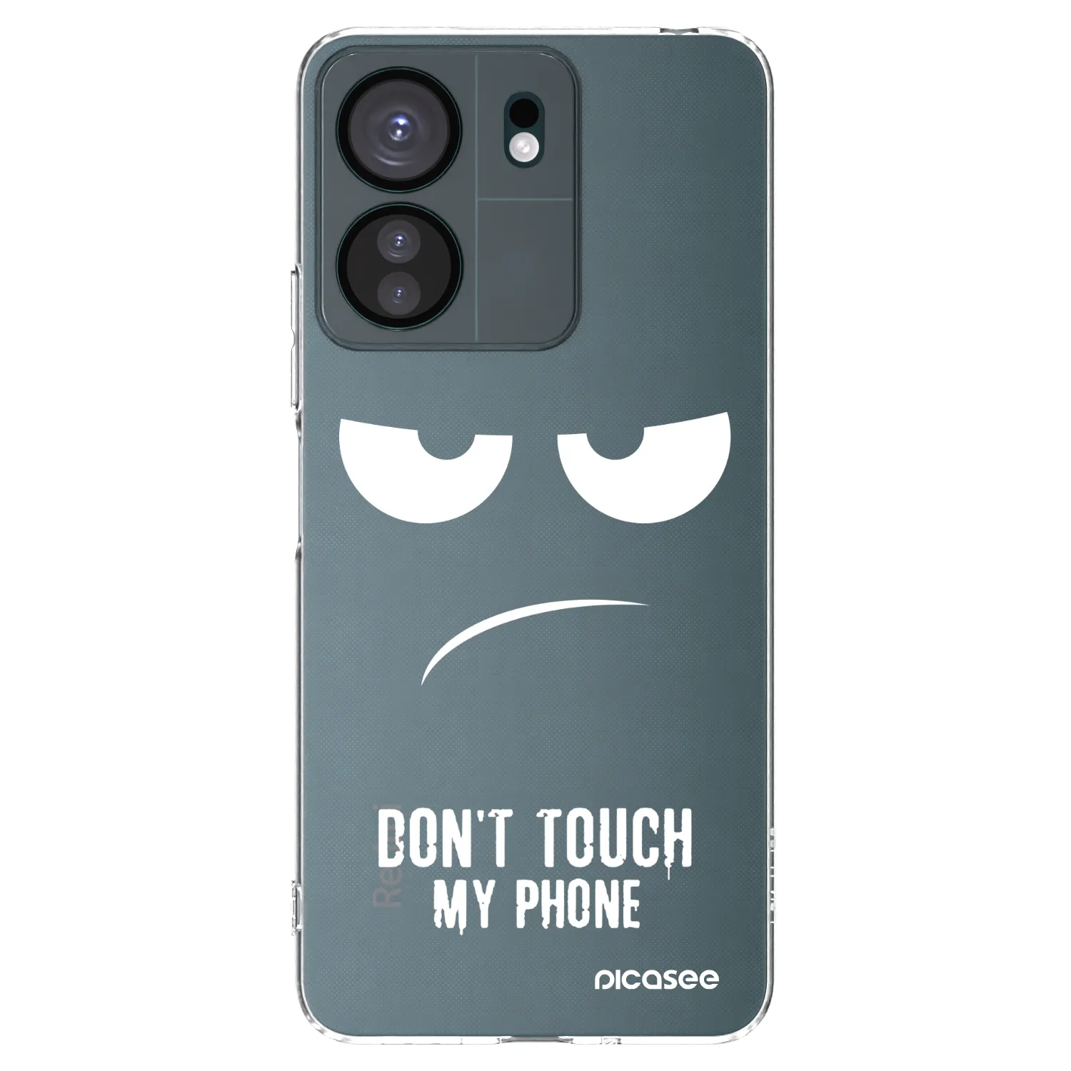 Picasee husă transparentă din silicon pentru Xiaomi Redmi 13C 4G - Don't Touch My Phone